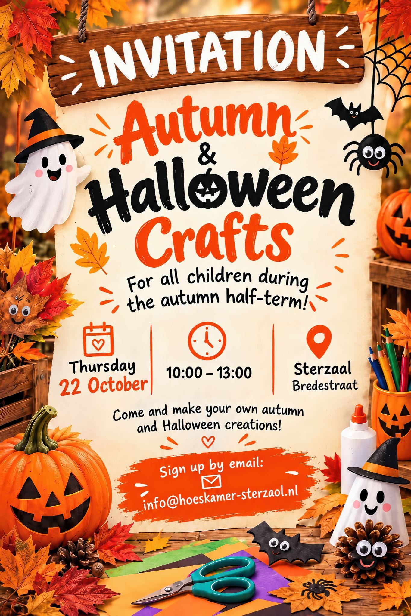 Halloween craft Sterzaal Hoeskamer Maastricht